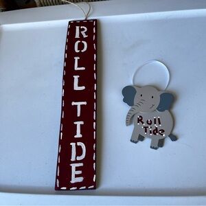 Roll Tide Red and Gray Home Accent Set